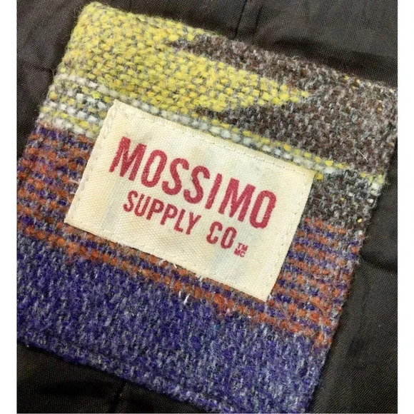 Vintage Mossimo Womens Multicolor Western Aztec Hooded Belted Jacket Medium - Picture 7 of 11